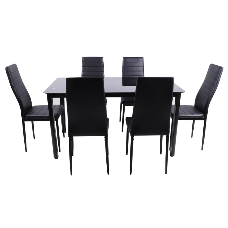 Hot Sale Luxury European 4 6 Chairs Design Restaurant Durable Home Furniture Italian Leisure Dining Set