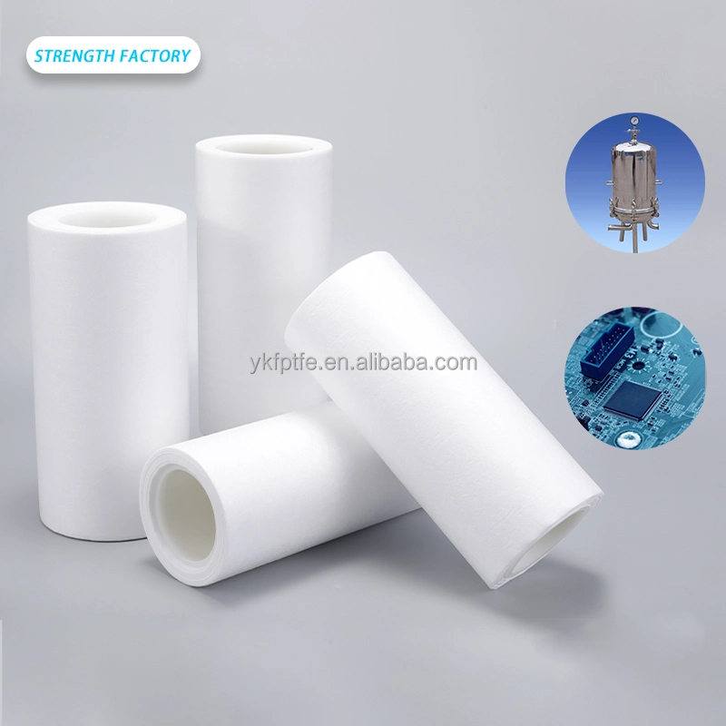 UNM Hydrophobic ePTFE Bubble Point Membrane Oleophylic Film PTFE Membrane For Sewage filtering