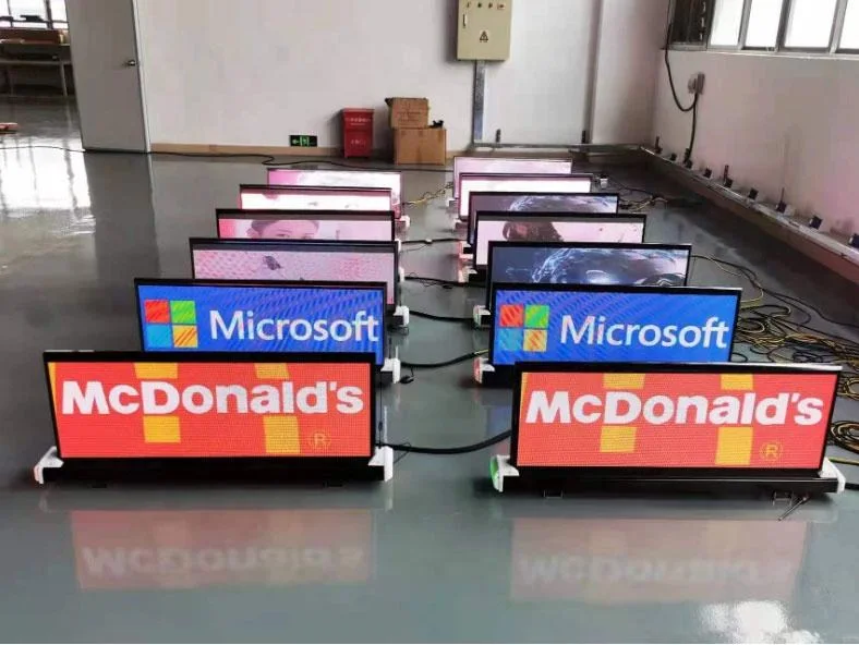 The Latest Outdoor Taxi Roof Video LED Module Car Billboard Display Screen