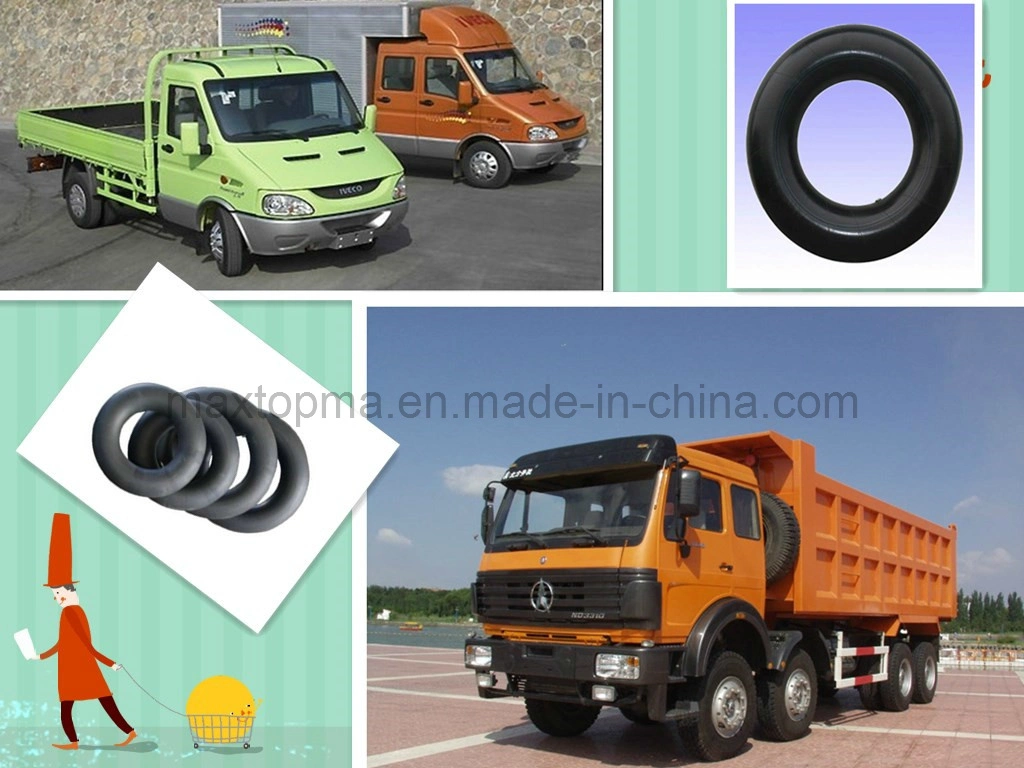 Rubber Butyl Car Truck Motorcycle Bicycle Tractor Tyre Inner Tube (10.00R20, 7.50R16, 165-13, 3.00-18...)