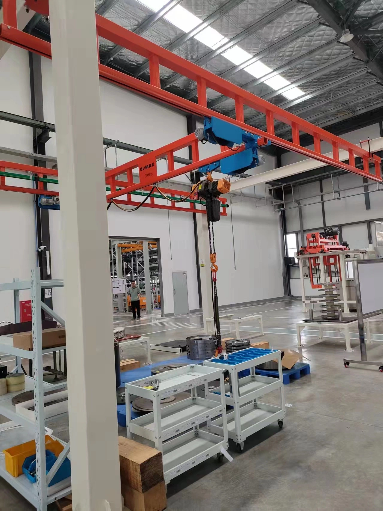 2023 High Quality Flexible Modular Suspension Light Bridge Overhead Crane System Price