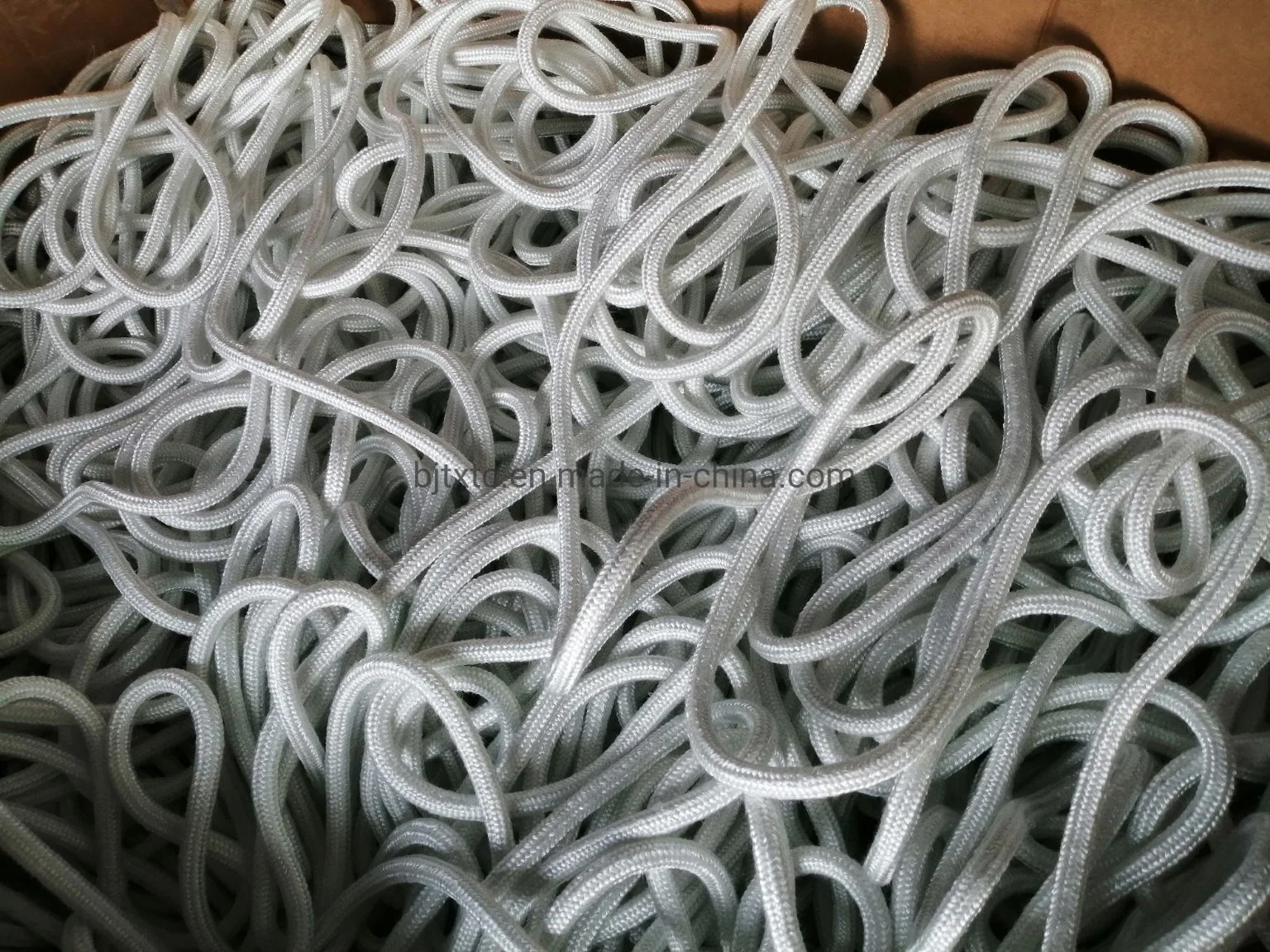 Fiberglass Round Braided Rope for Thermal Insulation