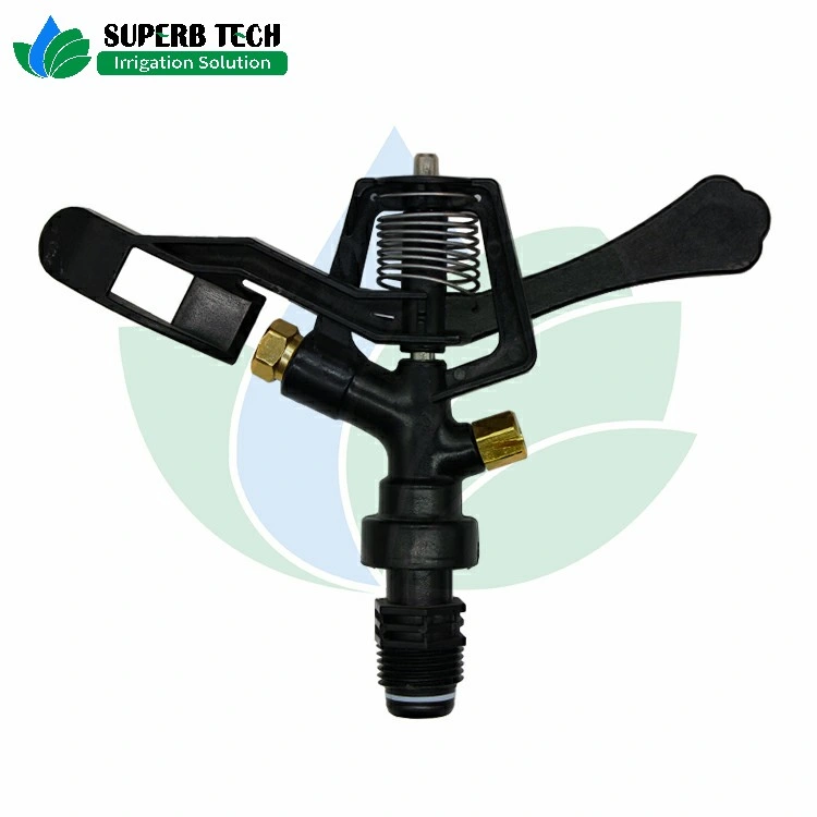 Full Circle Plastic Impact Sprinkler for Farm Irrigation Home Garden Watering System