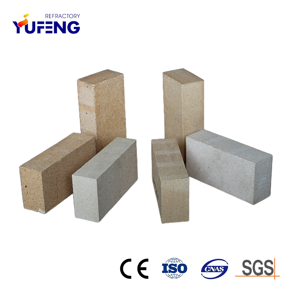 High Temperature Industry Refractory Firebricks Alumina Bauxite Clay Brick for Glass Furnace