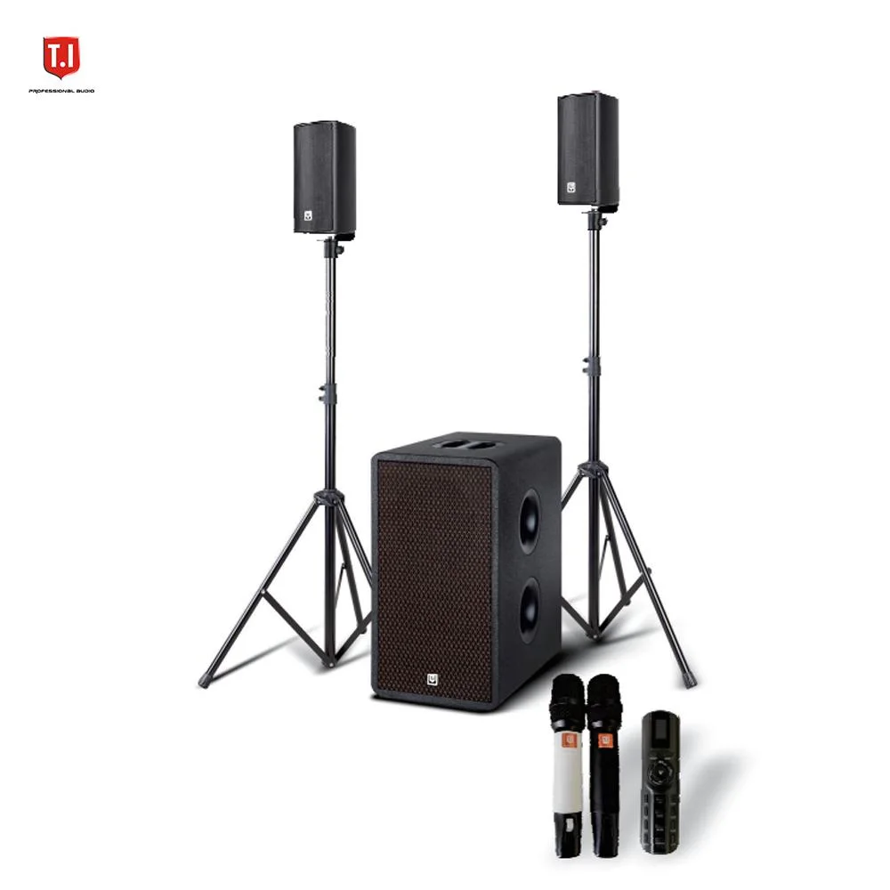 Tragbarer 2 * 8'' Voice Bluetooth Batterie Party Lautsprecher Box Audio Sound System