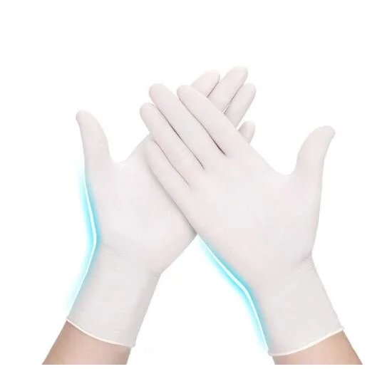 En el hogar natural de alta calidad Powder-Free Latex Guantes de seguridad