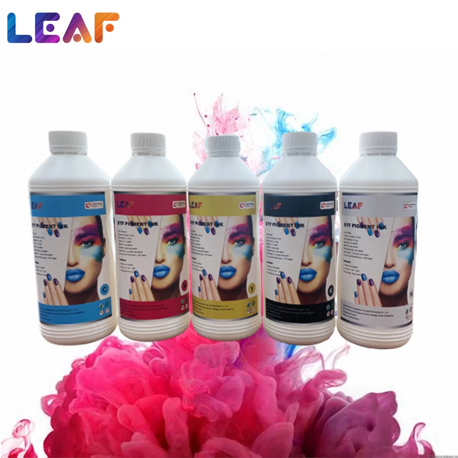 Superior Quality DTF Ink CMYKW Color for Printing Machine