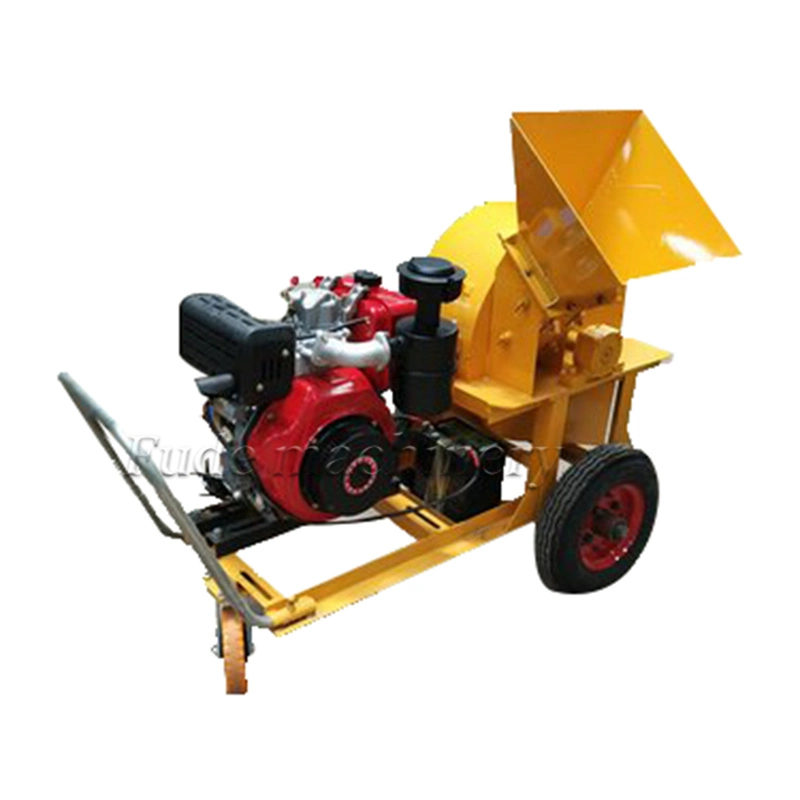 Forestry Wood Chipper Shredder Forest Log Chopping Machine Wood Crushe