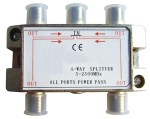 Heavy Type Satellite TV Splitter CATV Splitter / Apmplifier