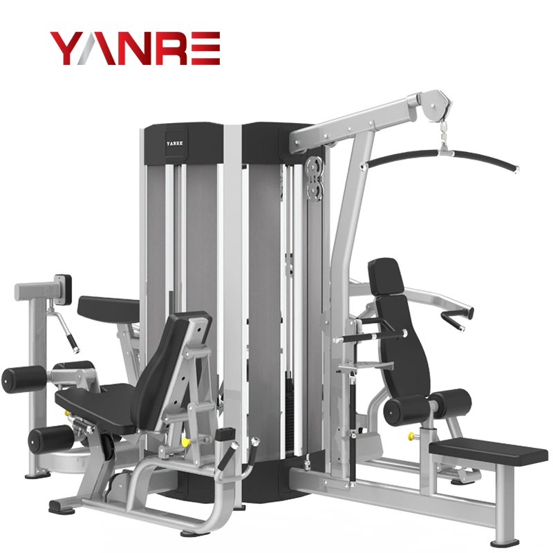 Commercial Combo Multi-Gym 4 Stations / 8 Functions Body Building Equipment