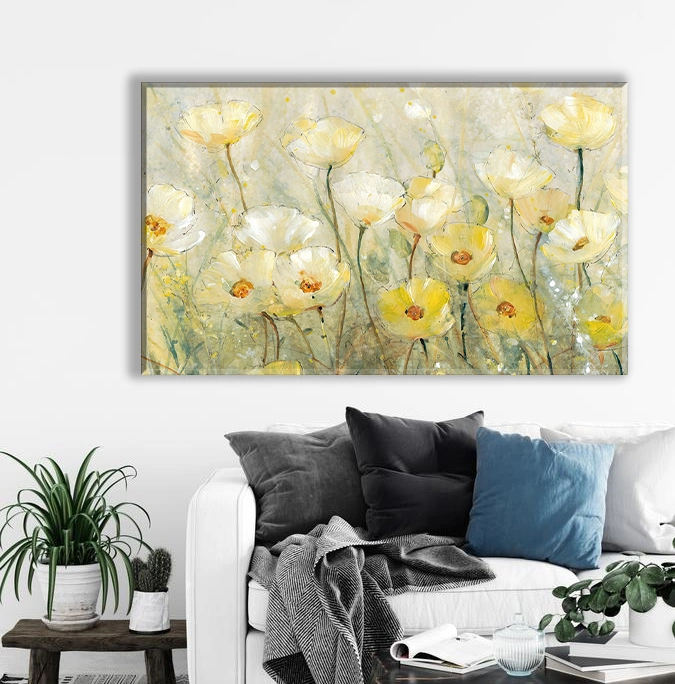 Marmont Hill Summer in Bloom II Painting Print on Wrapped Canvas Wall Art for Living Room Home Decor