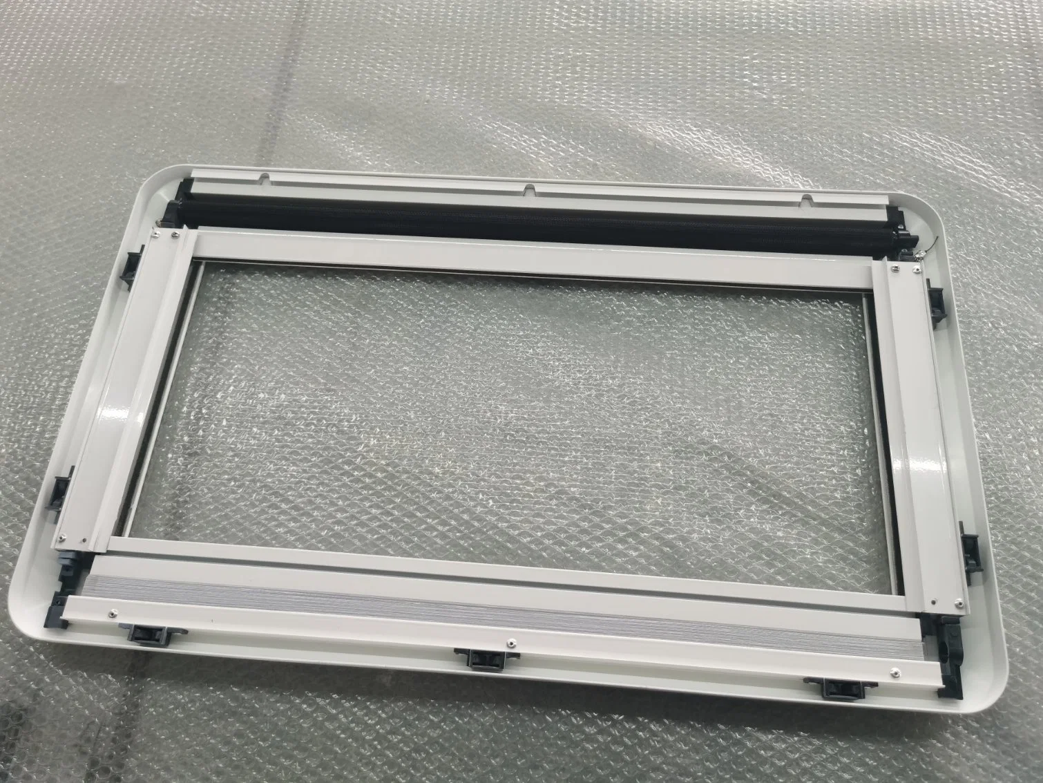 500X350mm Quick Installation Top Hinged Tinted Window with Metal Frame for Motrohome Trailer