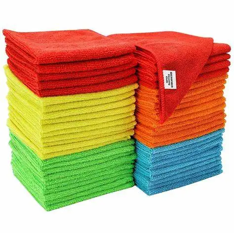 Chiffon microfibre POLYVALENT 250 G/M2 16X16 pouces pour chiffon de nettoyage MicroFiber Cuisine et voiture