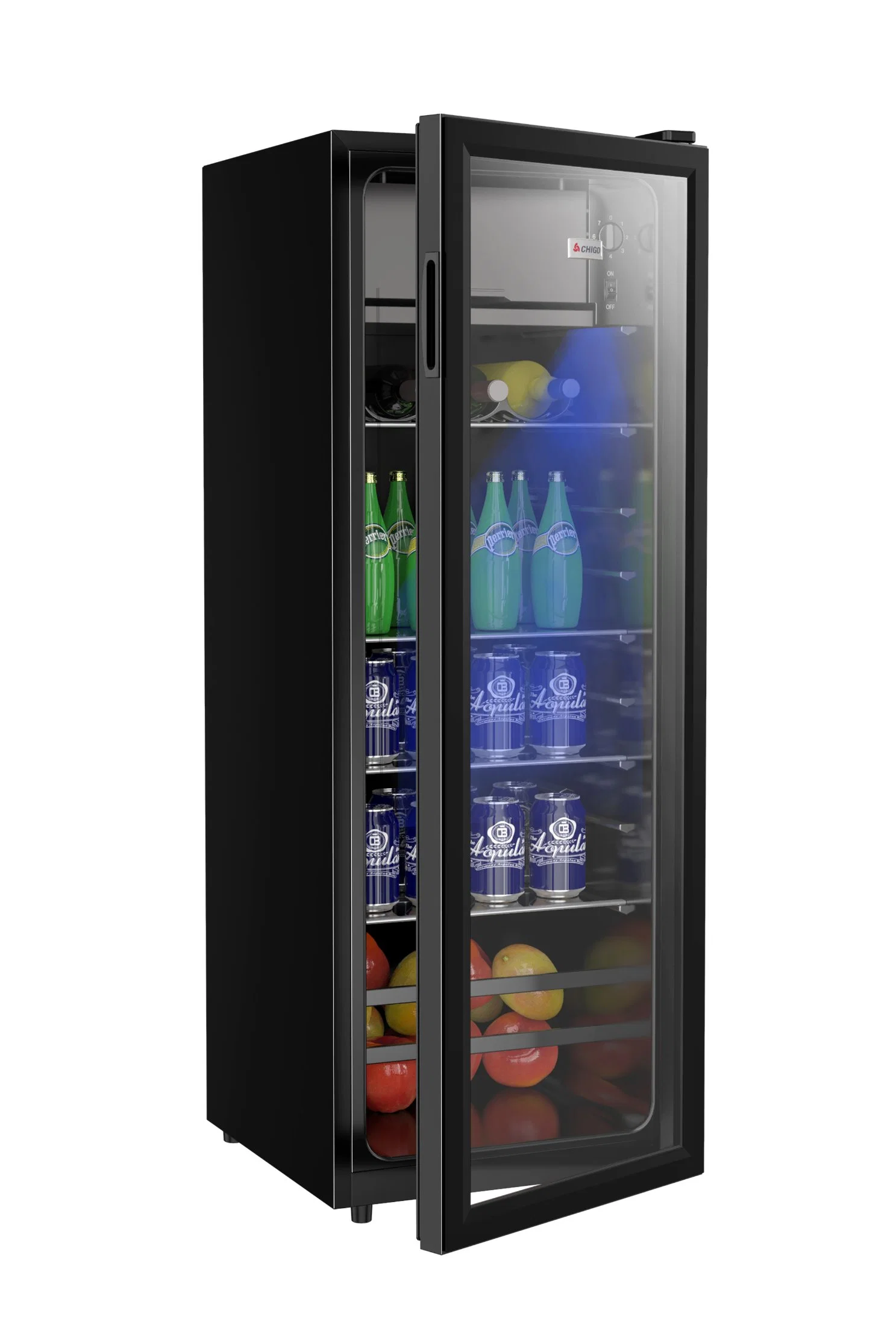 Mini refrigerador de cerveja de 128 L, refrigerador de bebidas para vinho, para Venda a quente