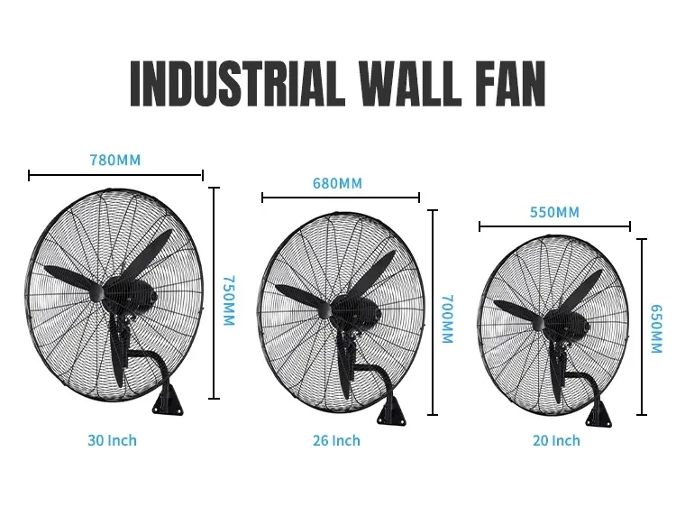 Infoflow PRO Series 30 بوصة Industrial Wall Fan - Brand New وحل تبريد بسعر مناسب