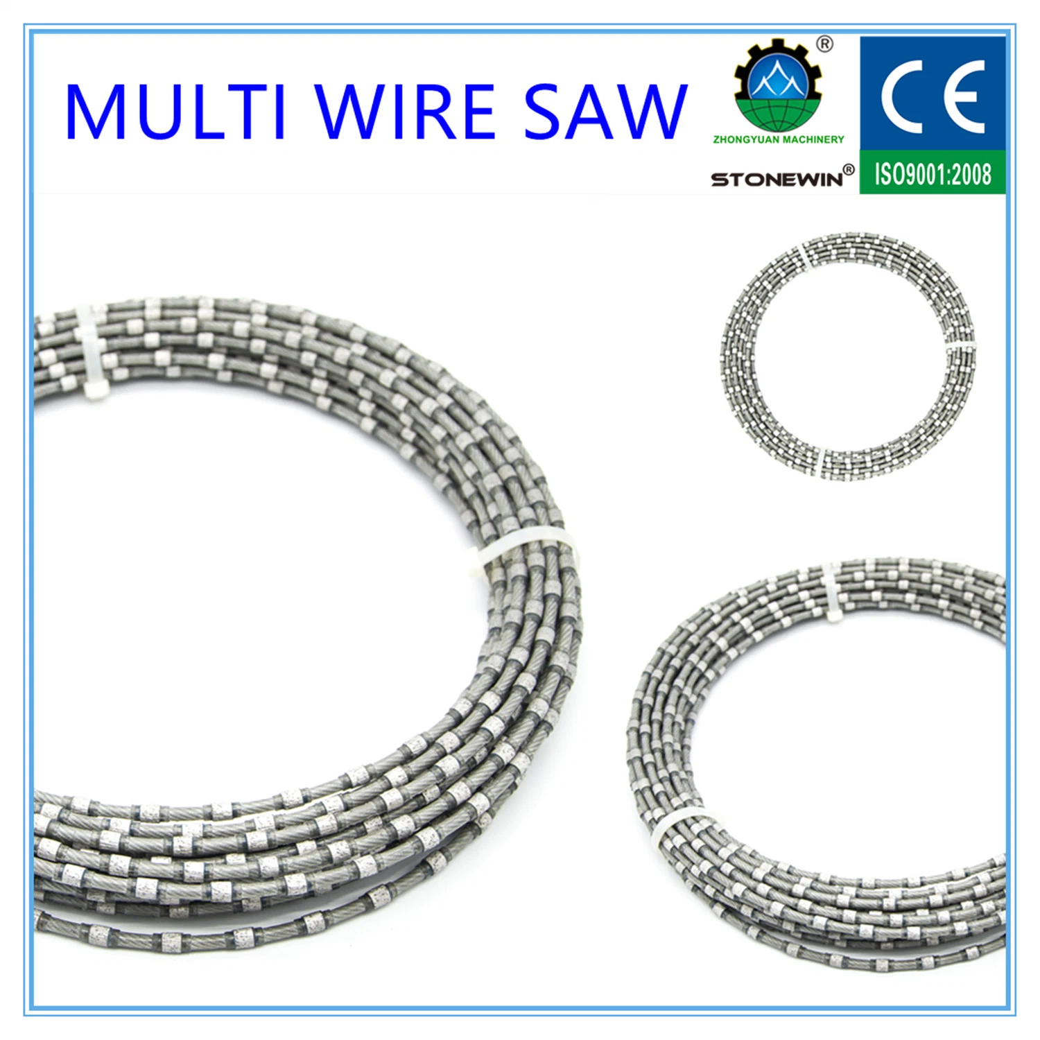Diamond Multi-Wire vio para herramientas de corte de losa de granito duro