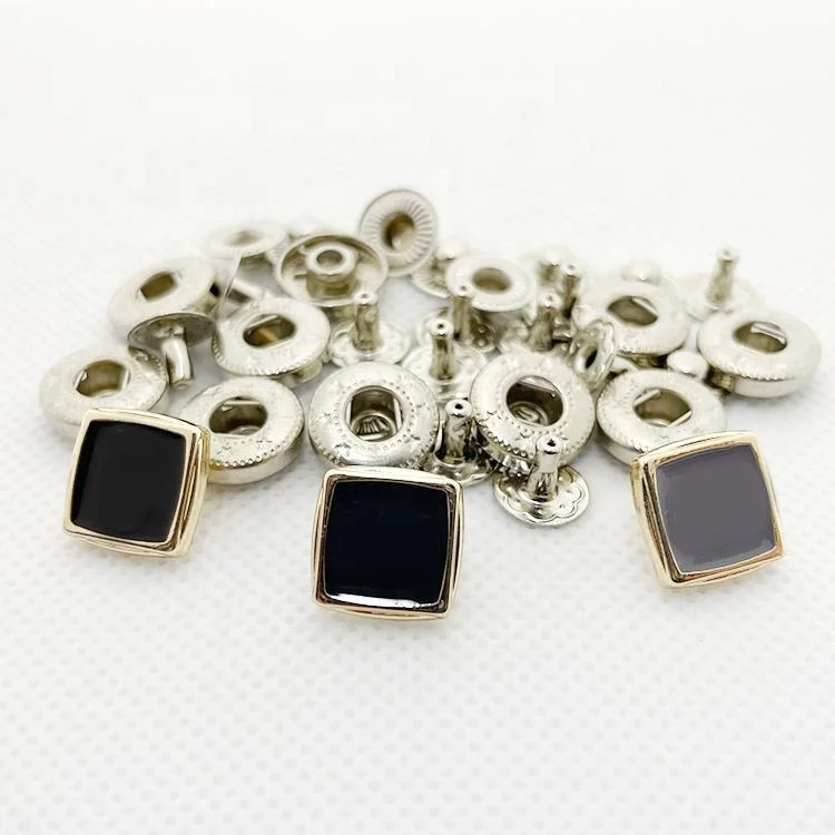 Colorful Making Custom Enamel Chinese Metal Snap Buttons for Clothing