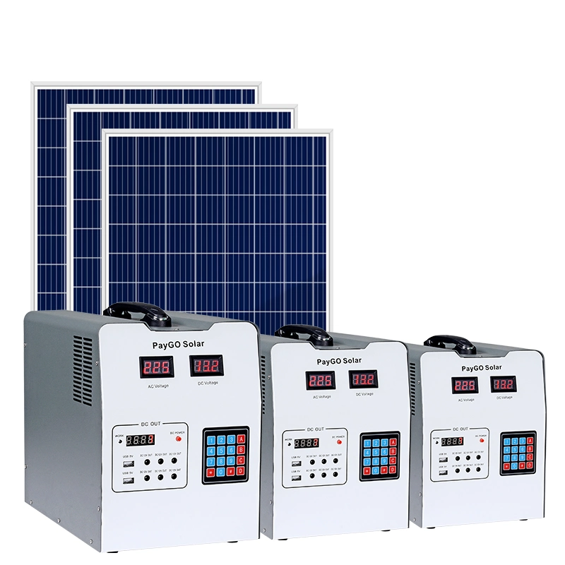 Solarbetrieb Pay Go Pay as you Go Solar Home System erschwingliche Sonnensystem Off-Grid ländliche Haushalte