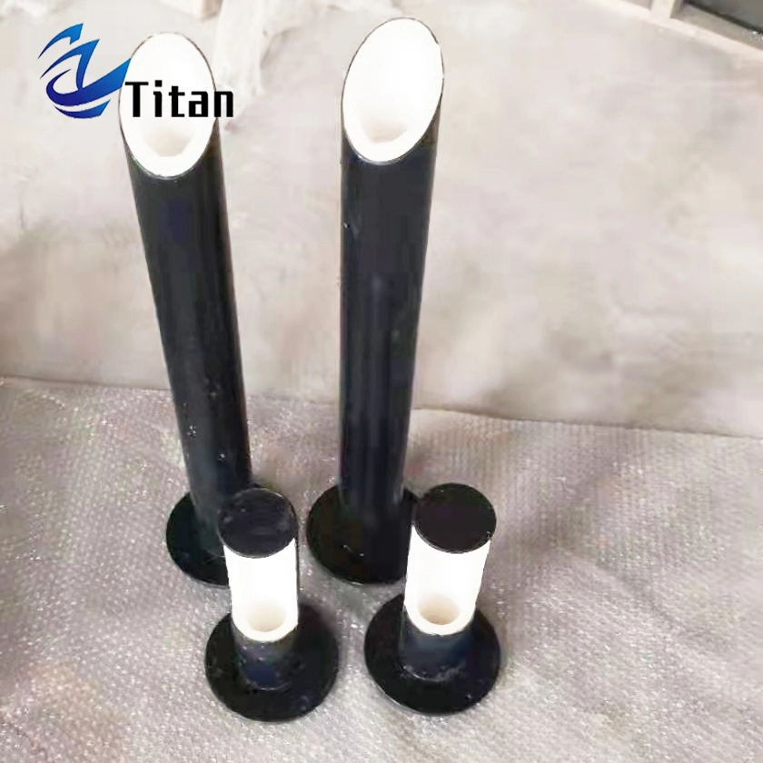 Chemical Resistance Al2O3 Alumina Ceramic Lined Steel Pipe Fittings Industrial Wear Parts for Pneumatic Conveying Wear Resistance Pipe Bend