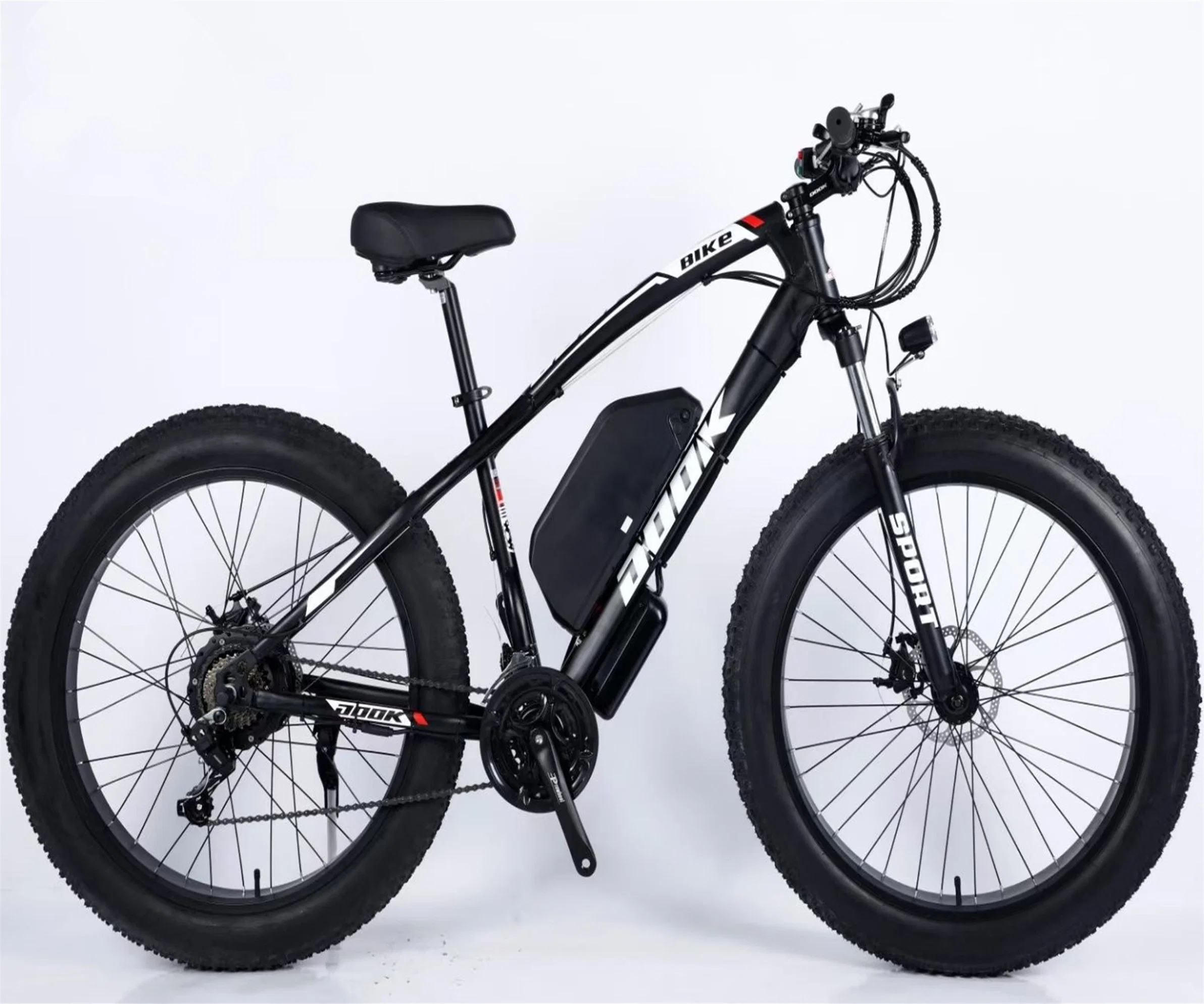 Venda por grosso de pneus de gordura bicicleta eléctrica de montanha com travão de disco