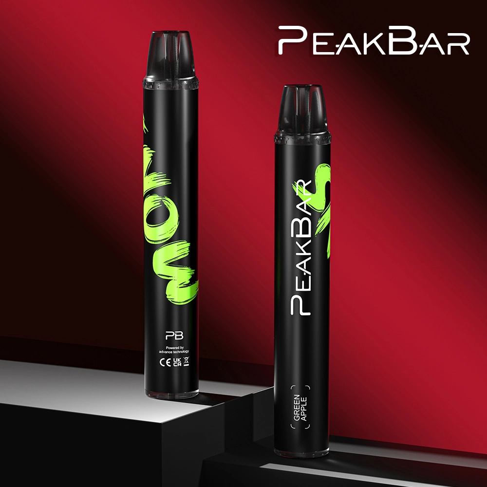 Compras en línea al por mayor Peakbar nieve 800 Puffs Precio barato humo Vaina lápiz vaporizador de encargo cigarrillo electrónico desechable VAPE