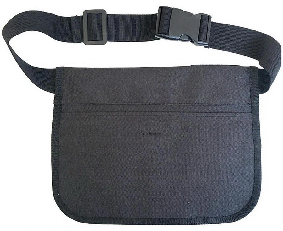 Heavy Duty Unisex Black Nursing Tools Organizer Work Fanny Pack Belt Pouch Utility Nurse Waist Bag with Custom Logo