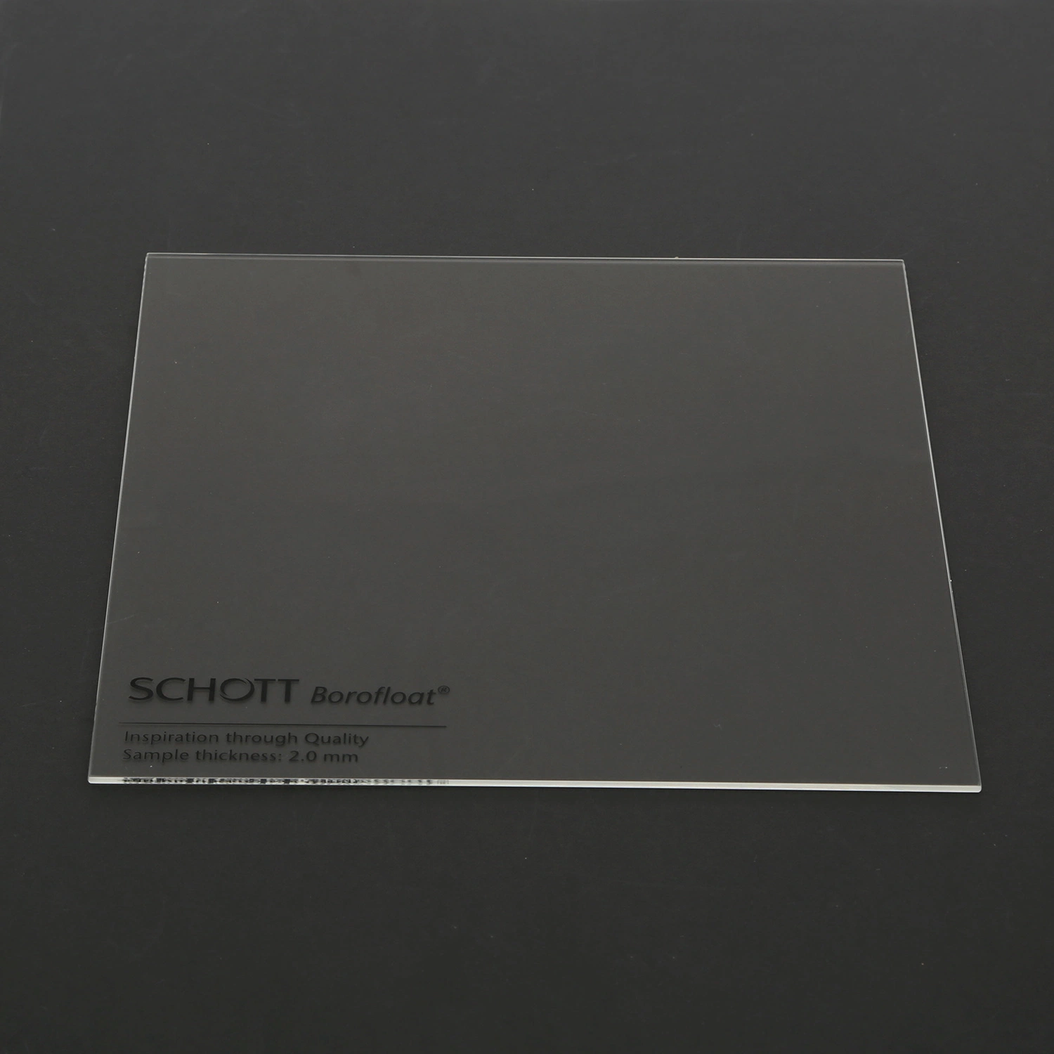 Borofloat 33 Thickness 0.70mm Thermal Expansion Coefficient Light Transmittance 92% Glass