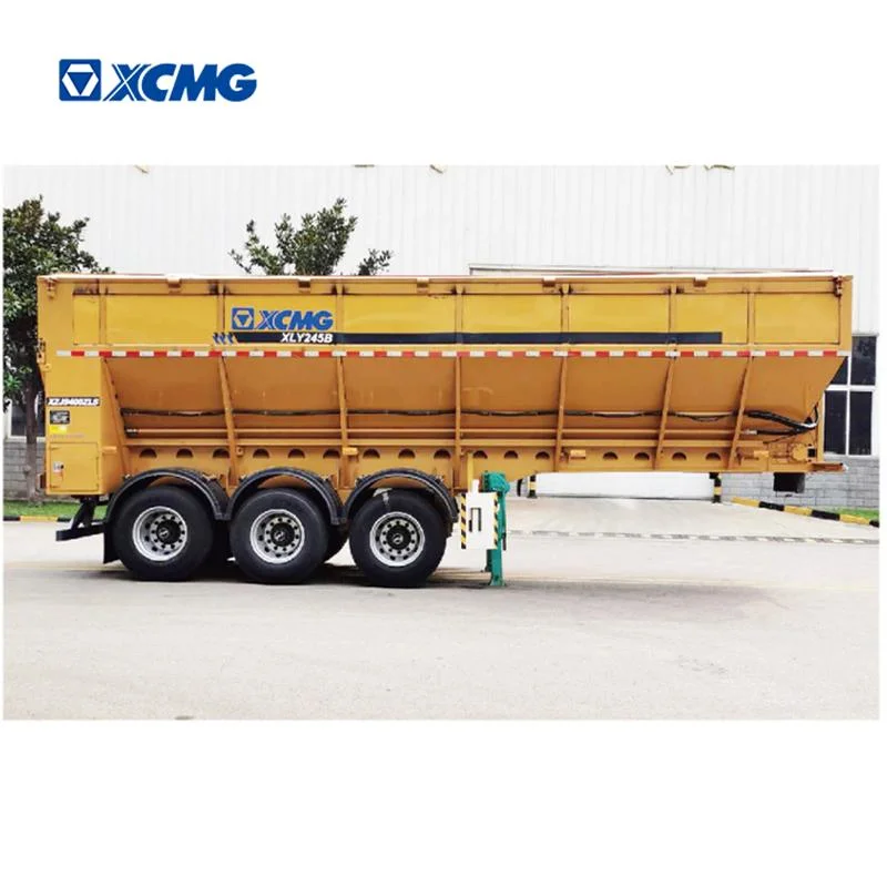 XCMG Bulk Grain Transport Semi-Trailer Xly245b for Transport of Hot Asphalt Milled Material Sandy Gravels for Sale