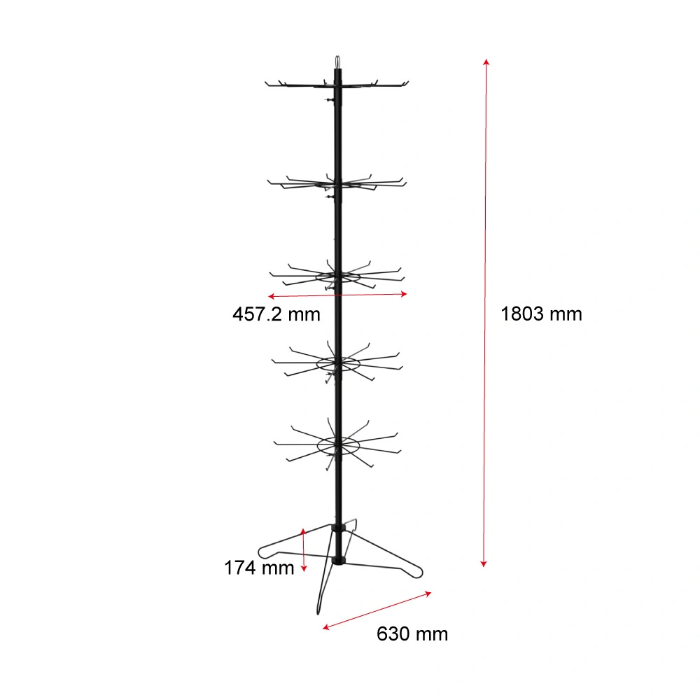 Rotary Hook Display Rack Display Shelves