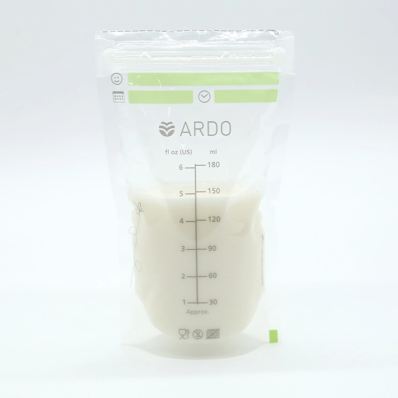 6oz 8oz bolsas de almacenamiento de leche materna pre-esterilizantes con su Marca OEM Proveedor