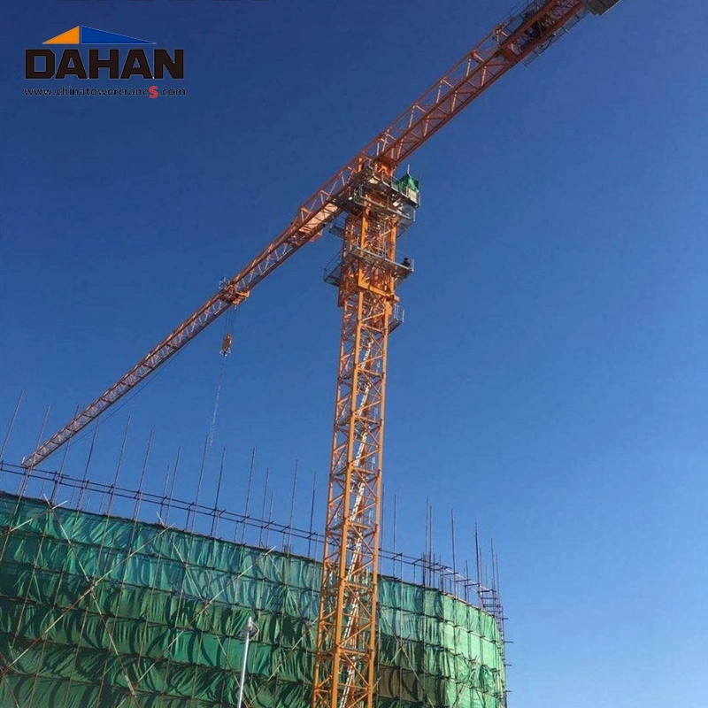 Dahan Tower Crane 150-200m 8t Flat Top Tower Crane Hot Selling Global Crane Manufacturer Tower Crane