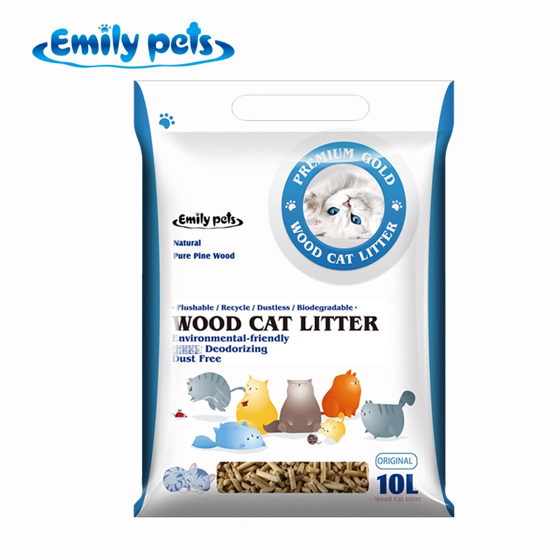 Dust-Free Natural precio Mayorista/Proveedor de salud de alta calidad fabricados en China de alimentación de animales de compañía OEM Natural libre de polvo de madera de la planta de pino kitty cat litter