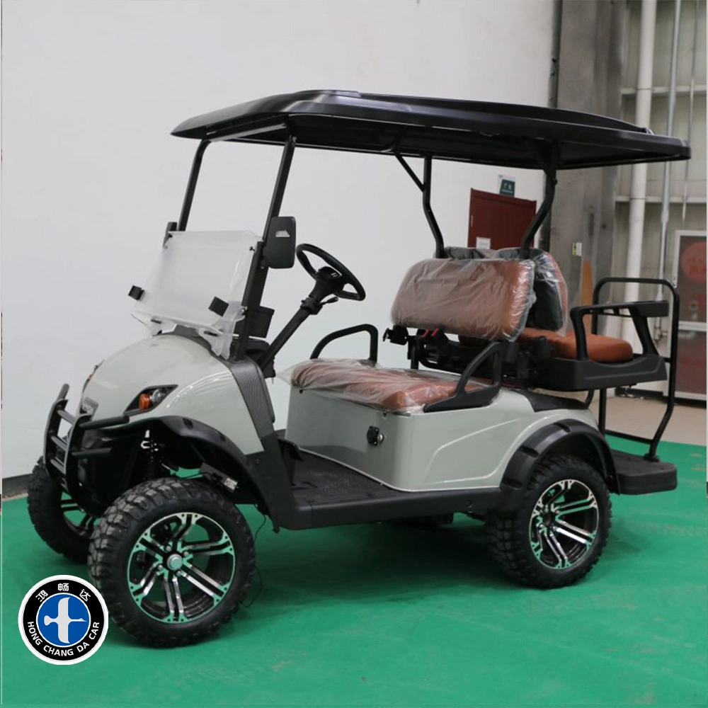 Electric Golf Cart with Entertainment Audio and Light Tape