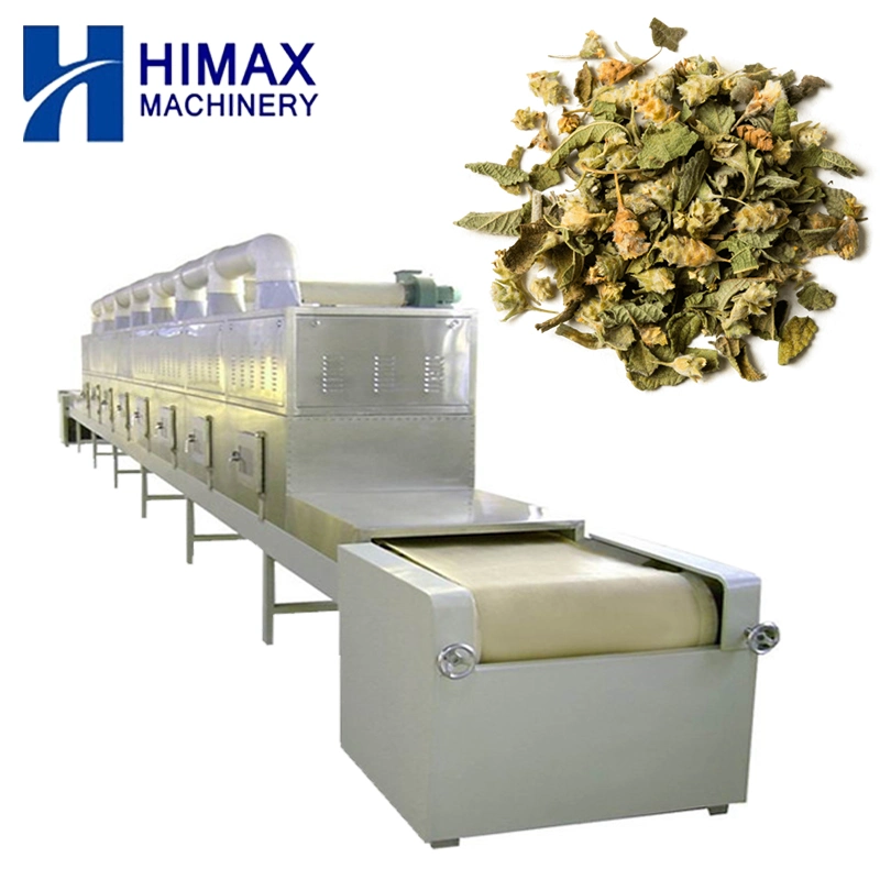 Stainless Steel Tea Microwave Drying Machine Food Drying and Sterilizing Equipment
