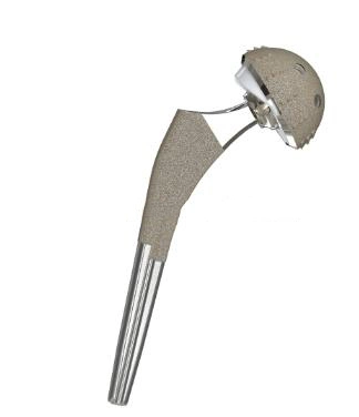 Total Hip Replacement Prosthesis Titanium Femoral Stem for Medical Treatments