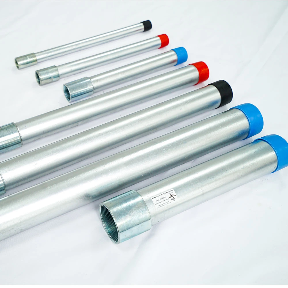 UL Certificate Galvanized Threaded 1 2 3 4 Inch Rigid Steel Conduit Rsc Rmc Rgs Steel Metal Metallic Conduit/Tubos/Tuberia/Pipe