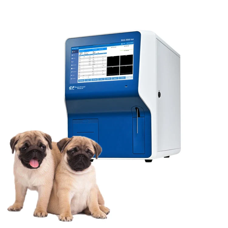 Five-Classification Automated Blood Cell Analyser BHA-5000vet for Determining Inflammatory Test