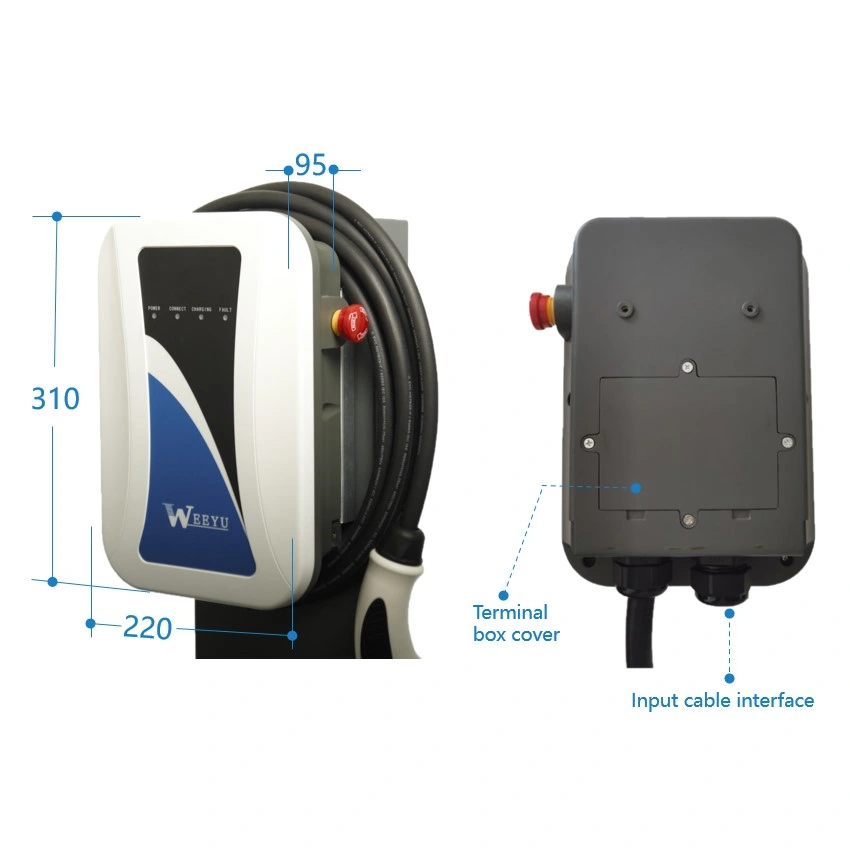 NEMA Plug 16A/3.5kw J1772 Adapter AC EV Charger for Electric Vehicle Public Charging