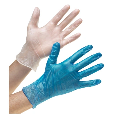 Surgical Supplier Type & Medical Materials Clear Color Vinyl Gloves Powdered