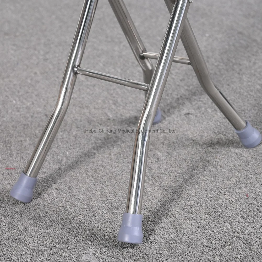 Walking Stick with Stool Portable for Disabled Hospital Home Care