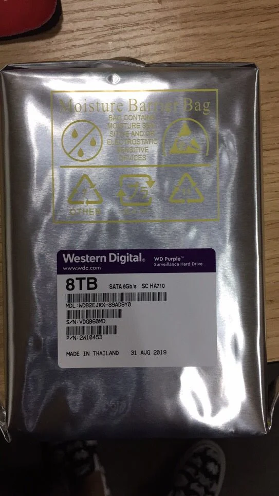 Discos duros originales Western Digital Disk SATA 1TB-10TB para CCTV