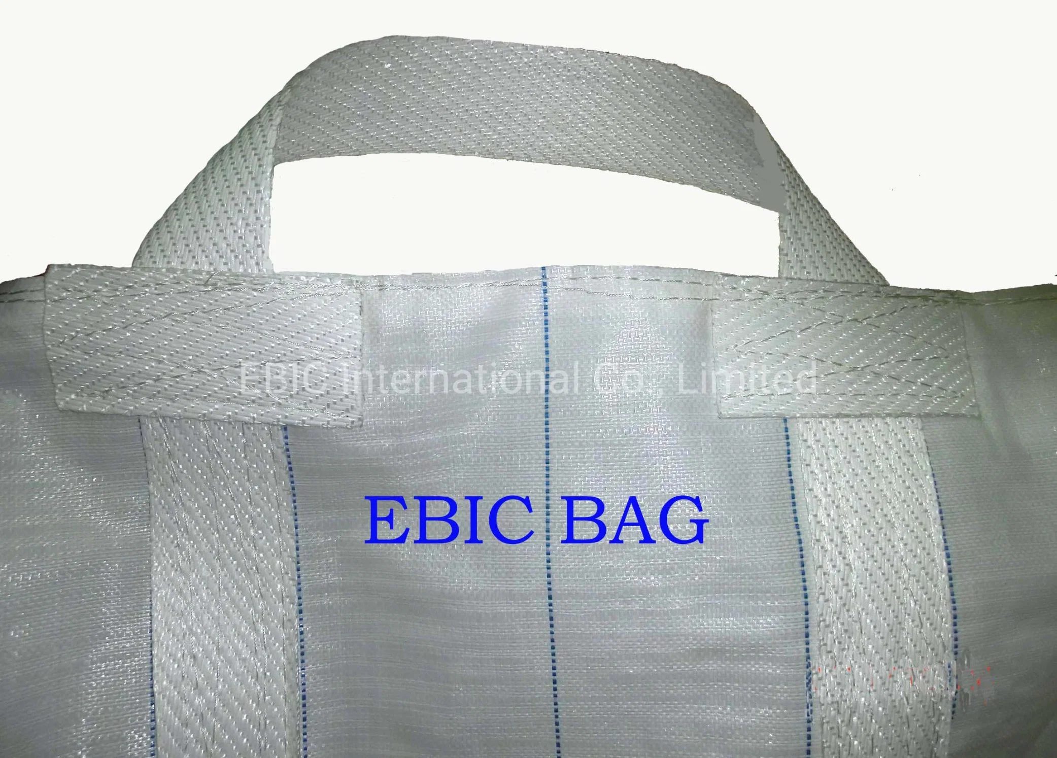 Top Open Fully & Flat Closed Bottom PP Woven Super Sack FIBC Jumbo Bulk Big Bag for Loading Building Material Sand Cement