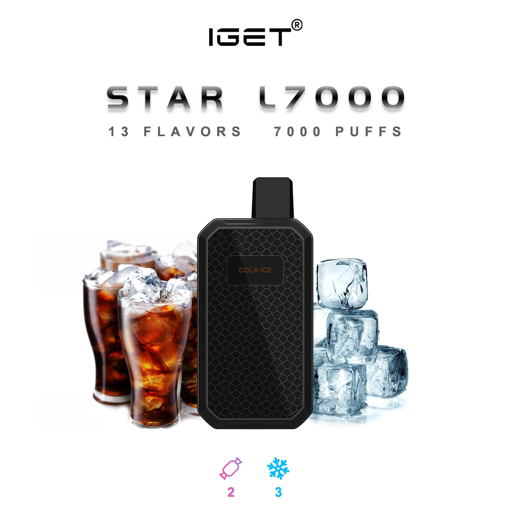 Iget Star 7000 inhalaciones mantener su Vape limpio y protegido con el diseño de la cubierta de polvo