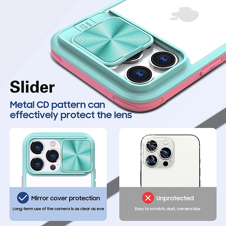 Novo com tampa de proteção da lente da câmara telemóvel acrílico transparente Capa para iPhone 13 PRO Max para iPhone 13 Mini