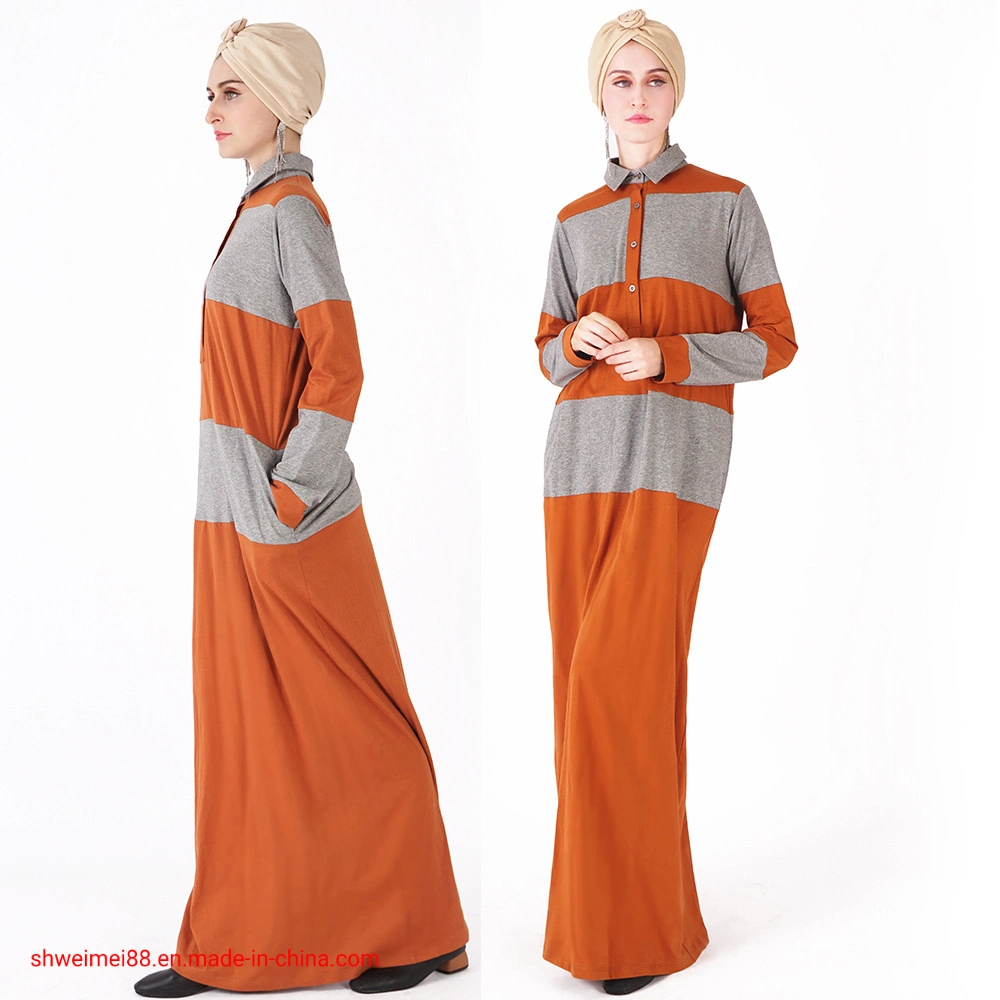 Las mujeres musulmanas Sportswear Chándal Camiseta Jersey vestido estilo Sport Jilbab Abaya