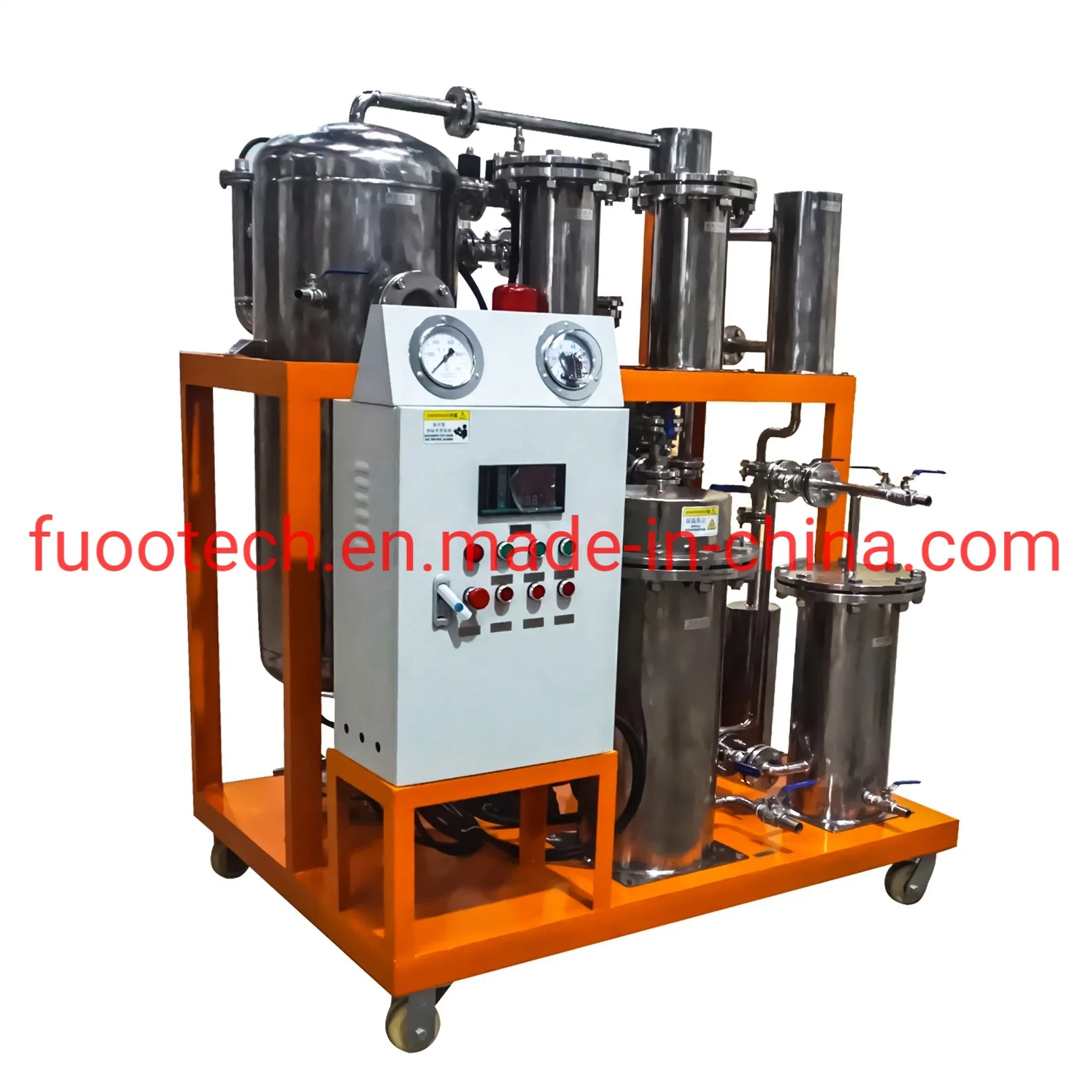 Contaminated Ehc Hfd46 Fire Resistant Hydraulic Oil Purifier Mobile Phosphate Ester Fluids Purification System