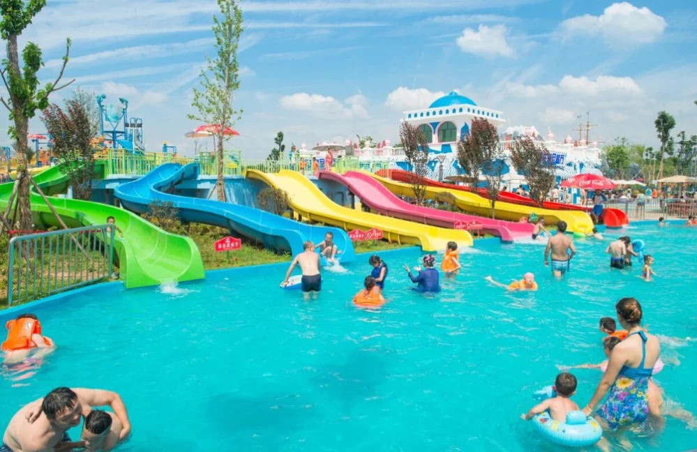 Outdoor Water Park Amusement Sports/Chinese Equipment Swimming Pool/Glass Fiber Home Combination Slide