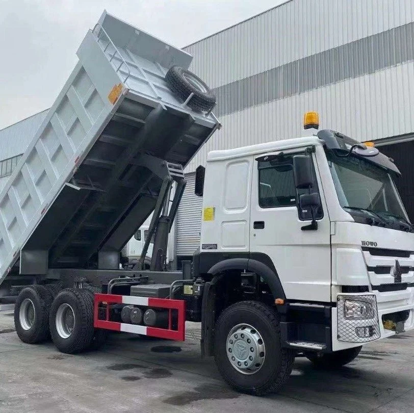 Desconto por pontos -- HOWO Shacman Foton Sinotruk 371 420HP 6X4 CILINDRO hidráulico de carregamento Euro 2 Mineração Dumper reboque basculante camião de reboque para Venda