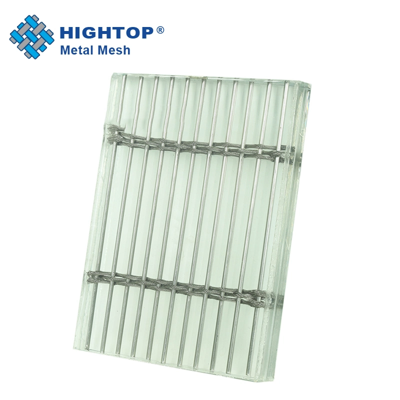 Decorative Stainless Steel Weave Wire Mesh Laminated Glass for Doors and Windows