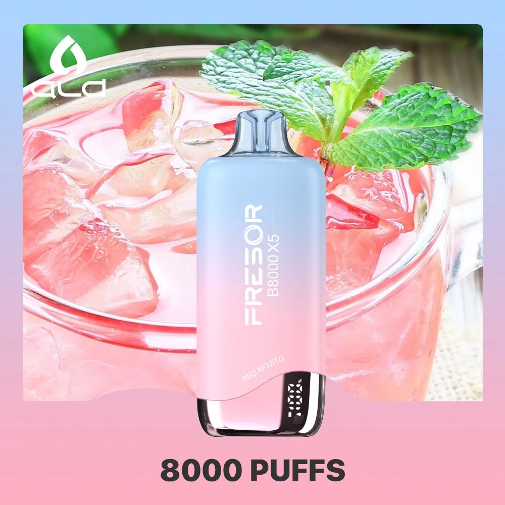 نفخة Vape 8000 Pugs خزان زيت سعة 14 مل مع Smart Dual استمتع ببطاريةقابلة لإعادة الشحن بقوة 600 واط مزودة بشبكة من أكثر من 30 نكهة